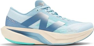 New Balance Womens Fuelcell Rebel V4 Running Shoes In Blue/blue