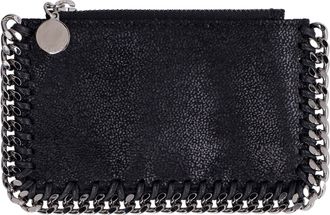 Stella McCartney Womens Card Holder Black Polyester Wallets & Purses