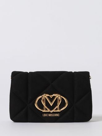 Love Moschino Borsa a tracolla in pelle sintetica scamosciata Love Moschino