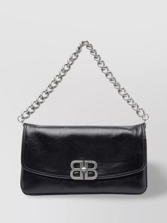 Balenciaga bb soft medium leather shoulder bag