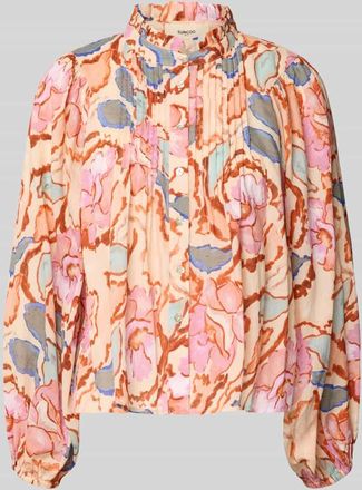 Suncoo Regular Fit Bluse mit Stehkragen Modell LEYA in Rose, Gr&ouml;&szlig;e XS
