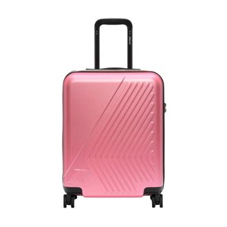 K-Way K-Way, Cabin Bags, unisex, Pink, Size: ONE SIZE Eudoxie Logo Trolley