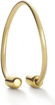 Shihara 18kt yellow gold Twist Round 01 earring - women - 18kt Yellow Gold - One Size