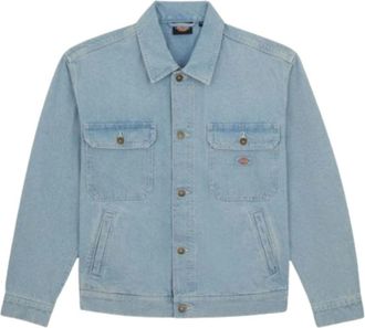 Dickies Heren, Jassen, Blauw, Maat: XS Denim