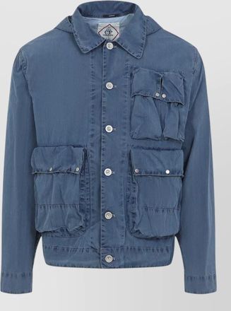 C.P. Company cp company hooded denim goggle jacket