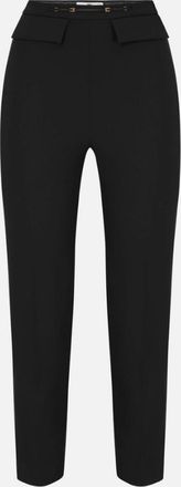 Elisabetta Franchi broek van dubbele stretchcr&ecirc;pe