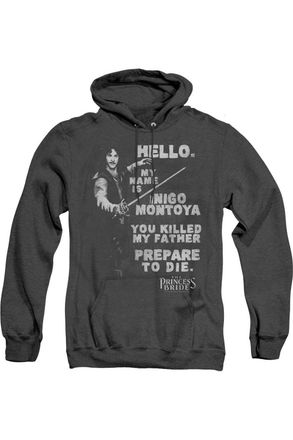 Gildan Princess Bride Hello Again Adult Heather Hoodie