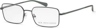 A|X Armani Exchange Mens 56 mm Green Opticals