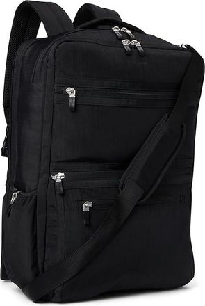 Baggallini Modern Convertible Travel Backpack Backpack Bags Black : XL, Nylon/Polyester