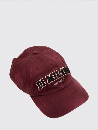 D1 Milano Cappello in cotone con logo ricamato