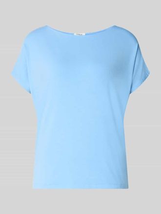 s.Oliver Red Label Loose Fit T-Shirt aus Viskose-Mix in Ocean, Gr&ouml;&szlig;e 34
