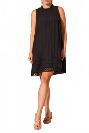 Tribal Womens Sleeveless Flowy Dress In Black