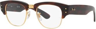 Ray-Ban Mega Clubmaster Optics - unisex - Brillen - Bruin - 50 MM - Accessoires