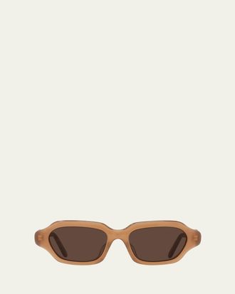 Loewe LW40157U Rectangle Acetate Sunglasses