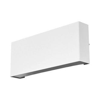 Lindby Lindby - L&aacute;mpara De Pared Led Exterior safira En Blanco Aluminio