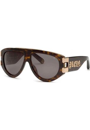 Philipp Plein Mens SPP127V 60 0722 Sunglasses - Brown - One Size