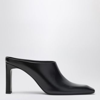 Toteme Black leather mules with strap