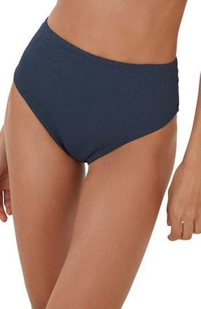 Vix Firenze Bela Hot High Waist Bikini Bottoms in Blue at Nordstrom Rack, Size X-Small