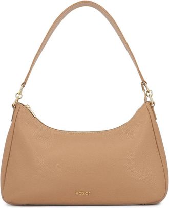 Kazar Aiselle Schoudertas - Dames - Schoudertassen - Bruin - ONE Size - Leer - Tassen