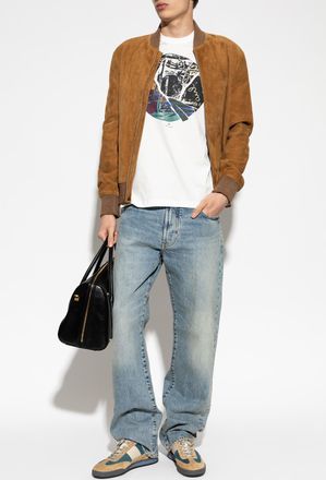 Paul Smith T-shirt With Colorful Print, Mens, White