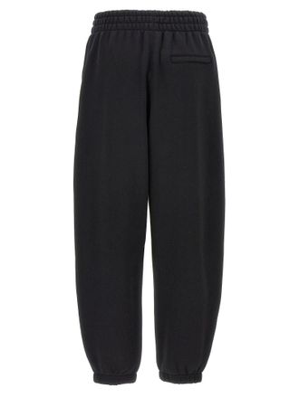 Alexander Wang Essential Terry Cotton Blend Joggers - Black