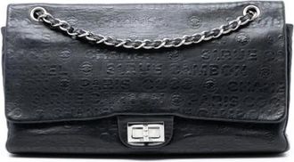 Chanel Pre-owned Vintage Flap Shoulder Bag - Dames - Vintage Schoudertas - Zwart - ONE Size - Leer - Vintage
