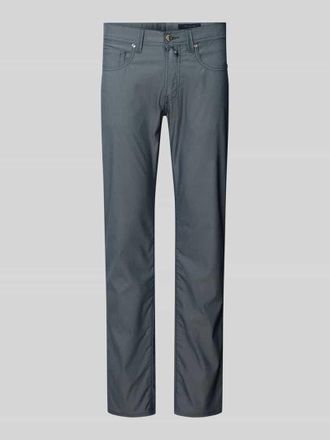 Pierre Cardin Regular Fit Hose mit Label-Detail Modell Lyon in Marine, Gr&ouml;&szlig;e 31/32
