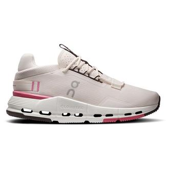 On Womens Cloudnova 2 - Running Shoes Pink/White/Black Size 10.0