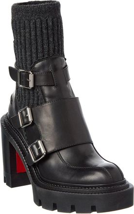 Christian Louboutin Cortinetta College 100 Leather Boot