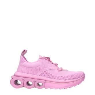 Ferragamo Sneakers Nima Knit Womens Fabric Pink/Bubble