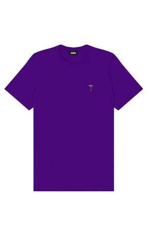 Dalix Mens Coffee Martini Midweight Tee in Purple at Nordstrom, Size Xxx-Large