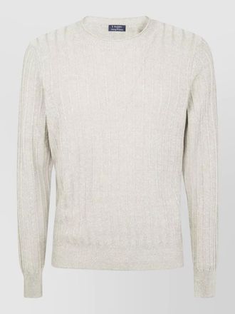Barba fine-knit crew-neck jumper