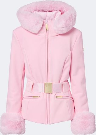 Goldbergh Prezioso belted hooded technical ski jacket