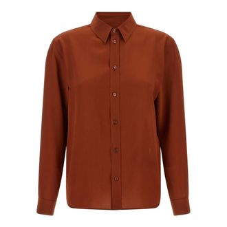Saint Laurent Mujer, Blusas y Camisas, Naranja, Talla: S