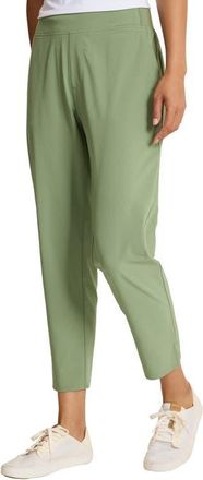 Tommy Bahama Alicia Easy Crop Pants in Dusty Sage at Nordstrom, Size X-Large