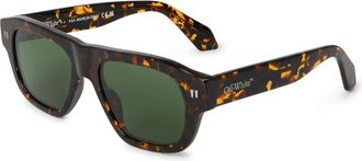 Off-white Off White Providence Schildpad Zonnebril (Havana/Groen)