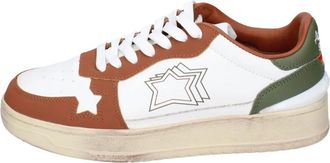 Atlantic Stars Leren Heren Sneakers - Heren - Sneakers - Veelkleurig - 40 EU - Leer - Schoenen
