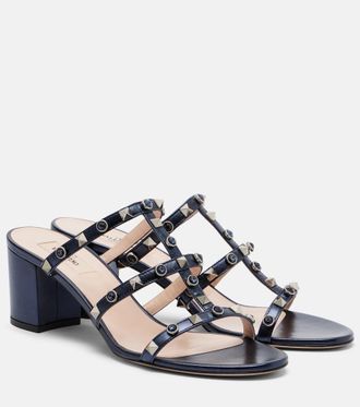 Valentino Garavani Sandali Rockstud in pelle