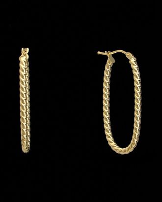 Italian Gold, Inc 18K Italian Gold Twisted Hoops