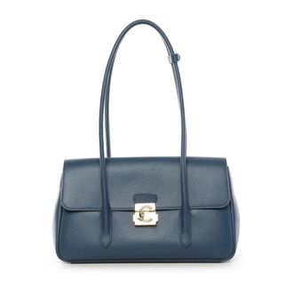 Coccinelle Shoulder Bags, female, Blue, Size: ONE SIZE Shoulder Bags