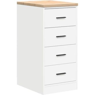 vidaXL Vidaxl - Armario De Almacenamiento Para Garaje Blanco 40x51x85 Cm