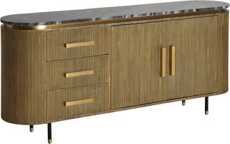 Vical Home Design Sideboard Valbruna mit edler Marmorplatte 180 x 80 cm