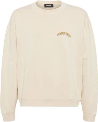 Dsquared2 Sweatshirts - Heren - Sweatshirts - Beige - L - Hoodies & sweatvesten