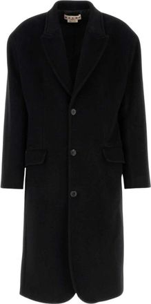 Marni Single-Breasted Coats - Heren - Mantel - Zwart - M - Jassen