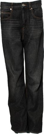 Isabel Marant Pre-owned Womens Etoile, black jeans Cotton - Size Medium
