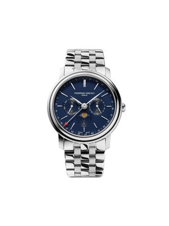 Frederique Constant Classics Index Business Timer 40mm horloge - Blauw