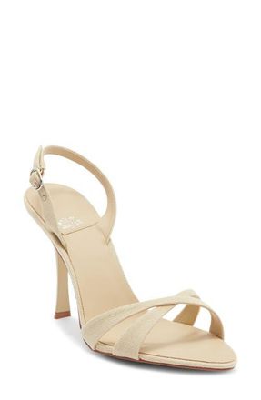 Jeffrey Campbell Marielle Slingback Sandal in Beige Canvas at Nordstrom, Size 9.5