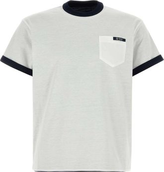 Prada White Cotton Reversible T Shirt