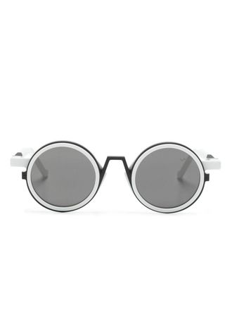 Vava round-frame sunglasses - White