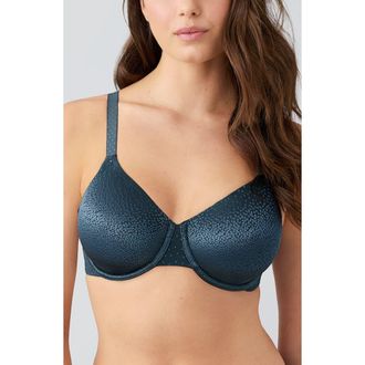 Wacoal Back Appeal Smoothing Underwire Bra in Dark Slate at Nordstrom, Size 32Ddd